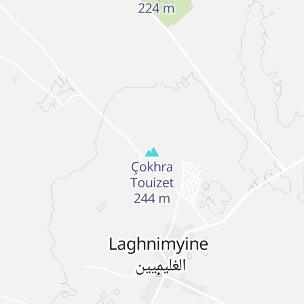 Map of Çokhra Touizet