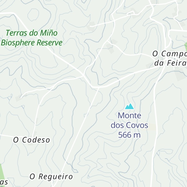 Map of Pena da Egua