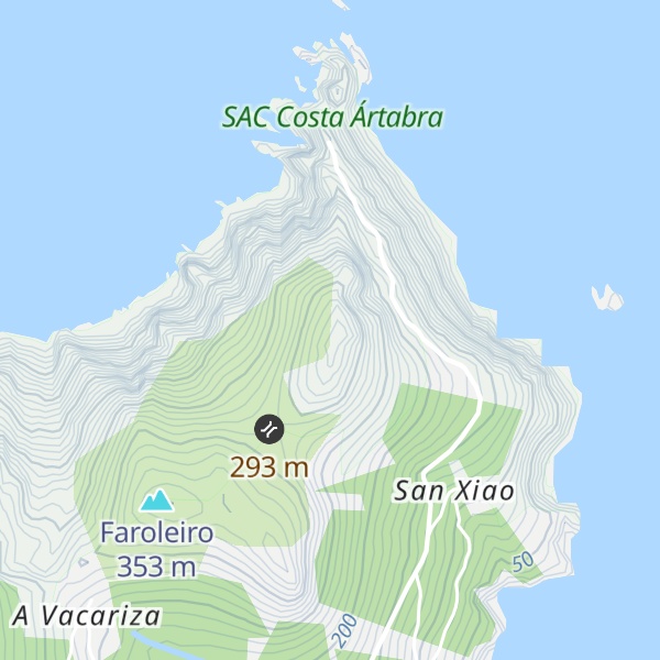 Map of O Pico de Gargacido