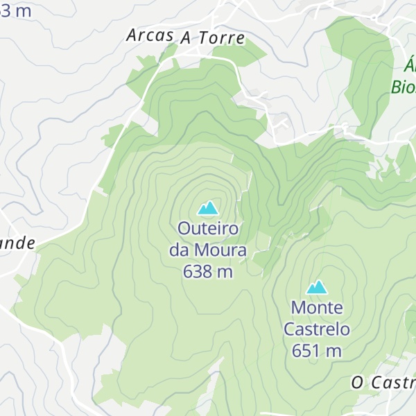 Map of Outeiro da Moura