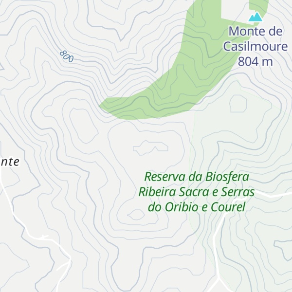 Map of Coto das Moreniñas