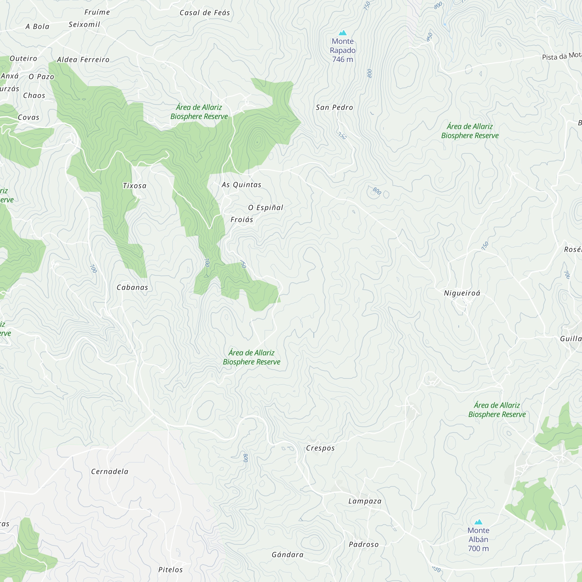 Cabanellas map