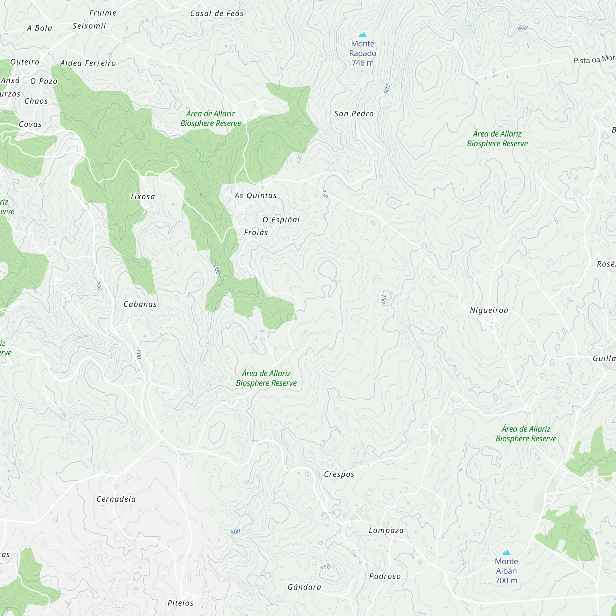 Cabanellas map