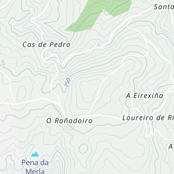 Map of O Coto de Rañadoiro