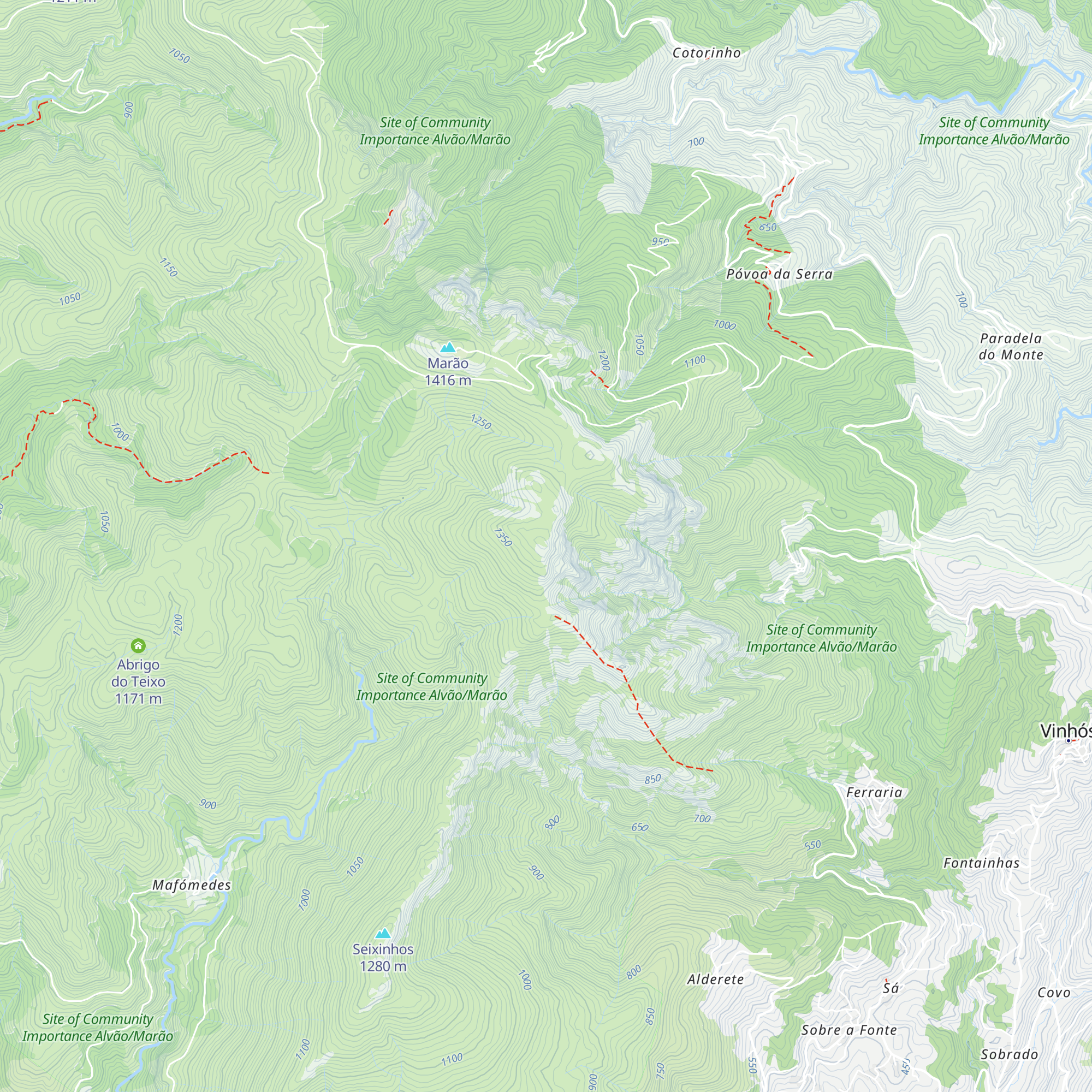 Abrigo da Ermida map