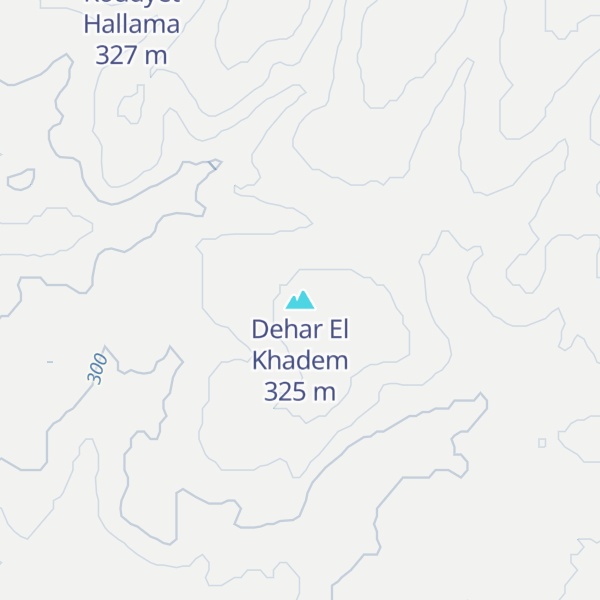Map of Dehar El Khadem