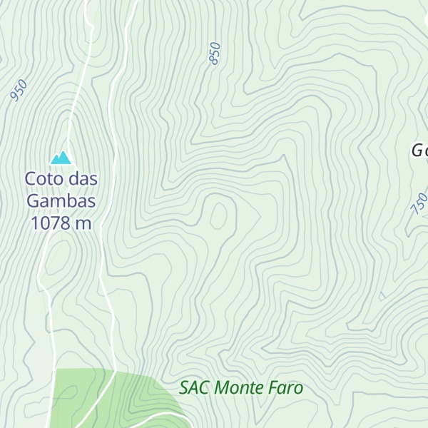 Map of Pena Negra