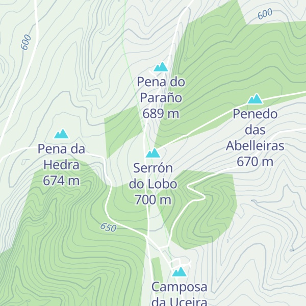 Map of Serrón do Lobo