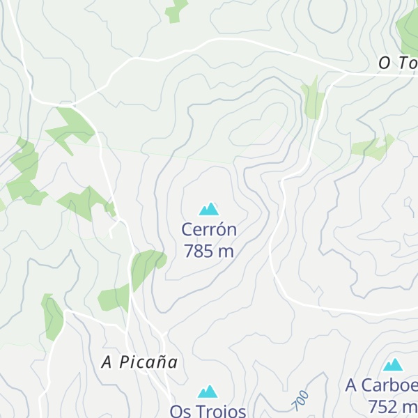 Map of Cerrón