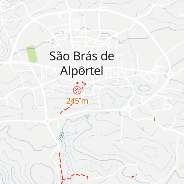 Map of Centro Explicativo e de Acolhimento da Calçadinha de São Brás de Alportel