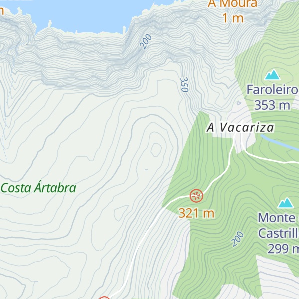 Map of Os Picotos
