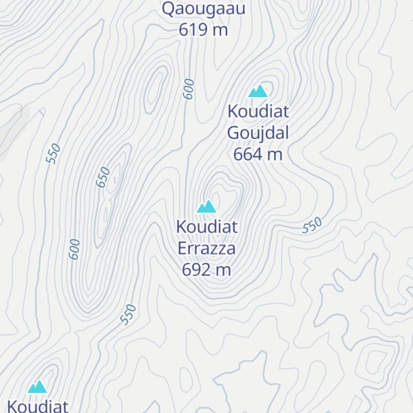 Map of Koudiat Errazza