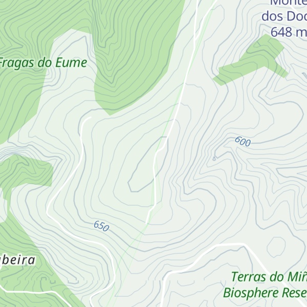 Map of A Pena Verde