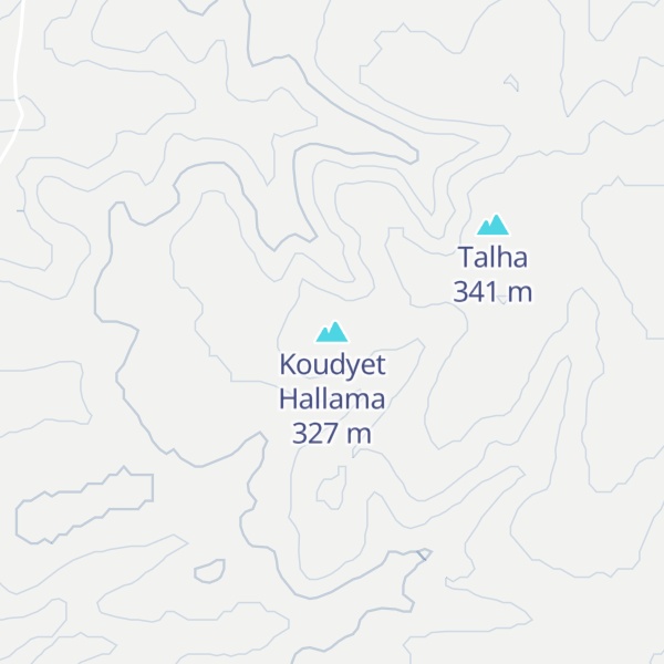 Map of Koudyet Hallama