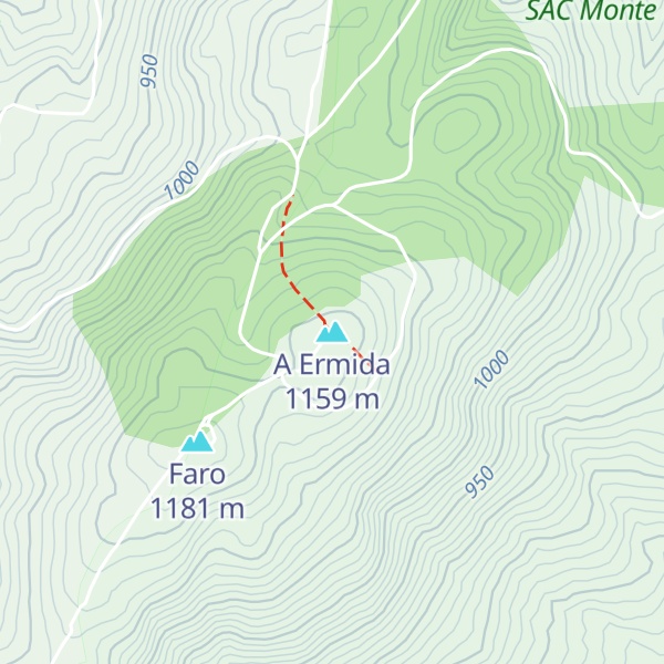 Map of A Ermida