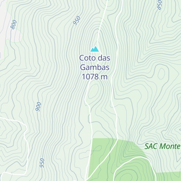 Map of Monte Loureiro