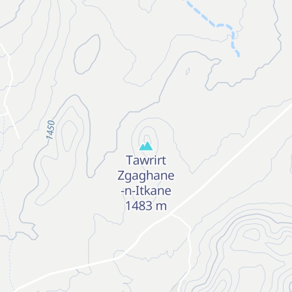 Map of Tawrirt Zgaghane -n-Itkane