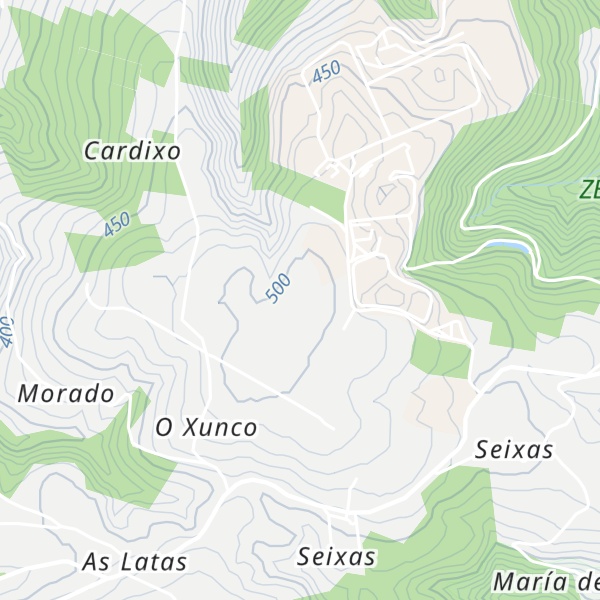 Map of Pico Marván
