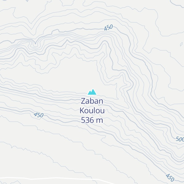 Map of Zaban Koulou