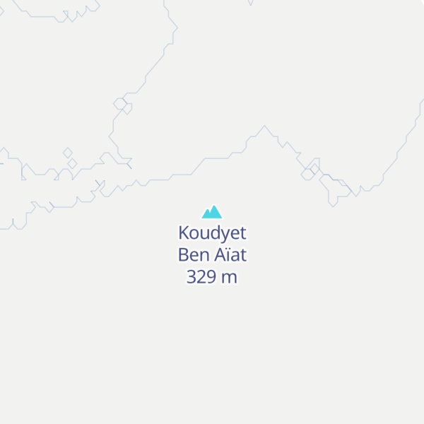 Map of Koudyet Ben Aïat