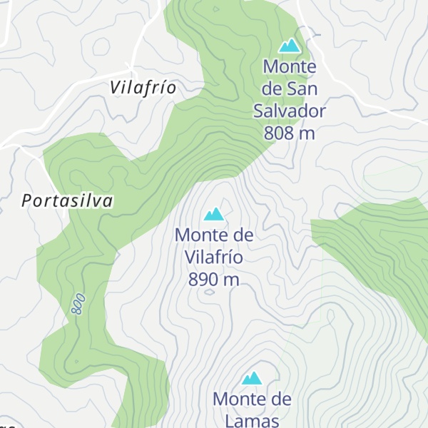 Map of Monte de Vilafrío