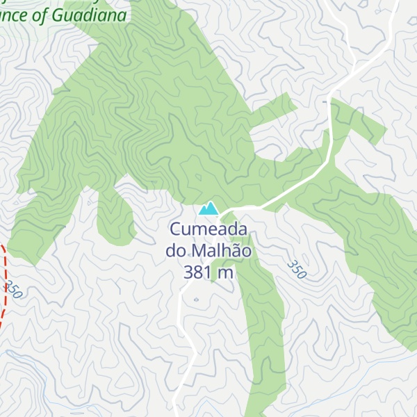 Map of Cumeada do Malhão