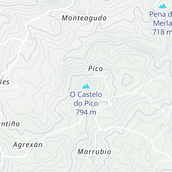 Map of O Castelo do Pico