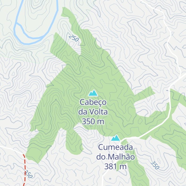Map of Cabeço da Volta