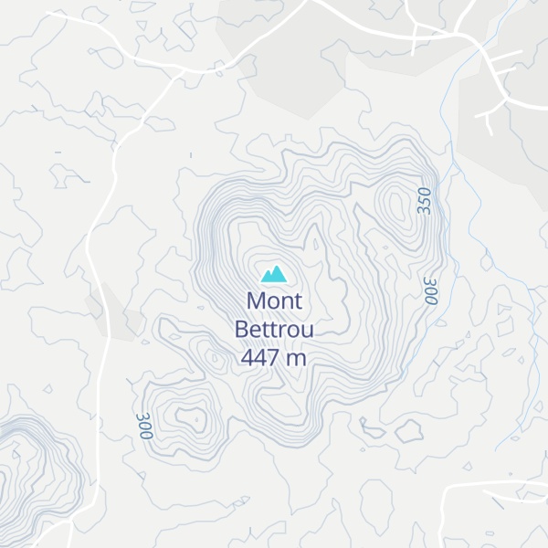 Map of Mont Bettrou