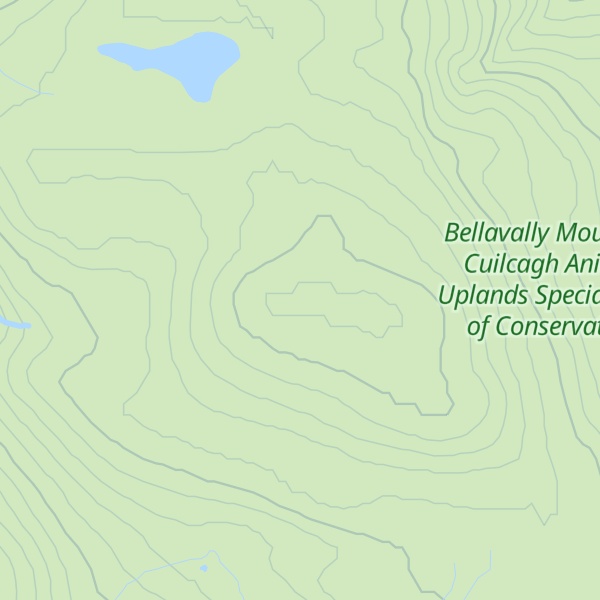 Map of Benbrack W Top