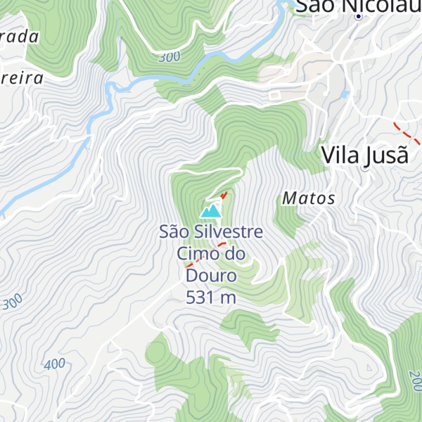 Map of São Silvestre Cimo do Douro