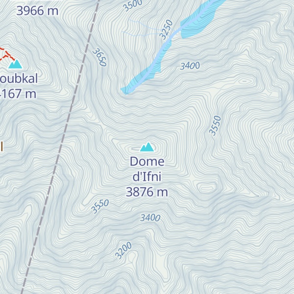 Map of Dome d'Ifni