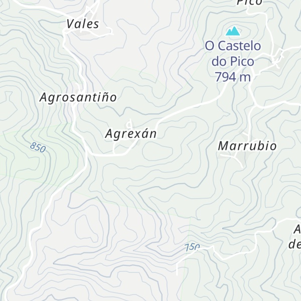 Map of O Outeiro