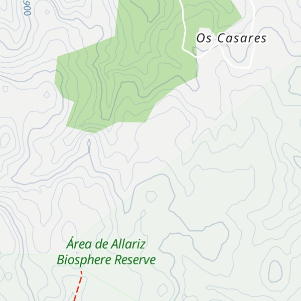 Map of Monte de Casares