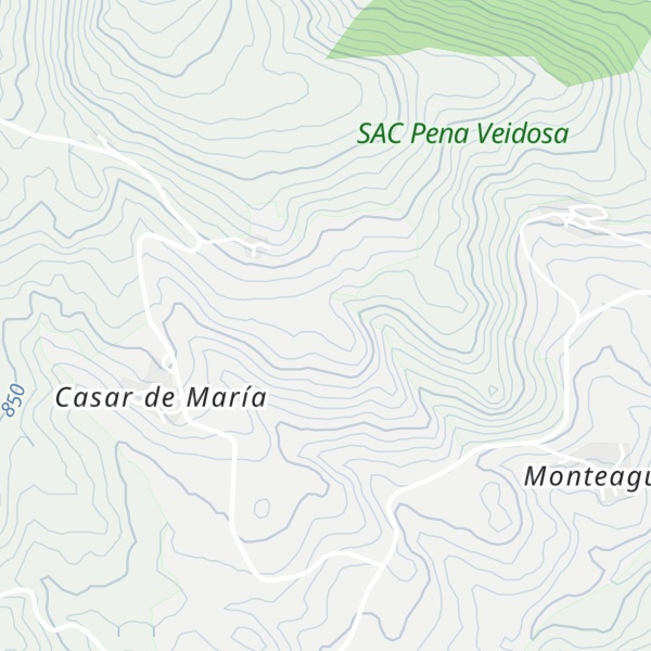 Map of Coto do Carqueixal