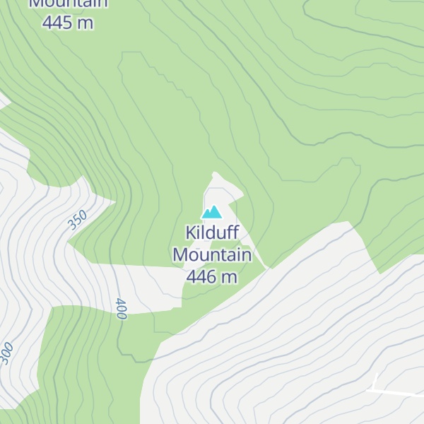 Map of Kilduff Mountain