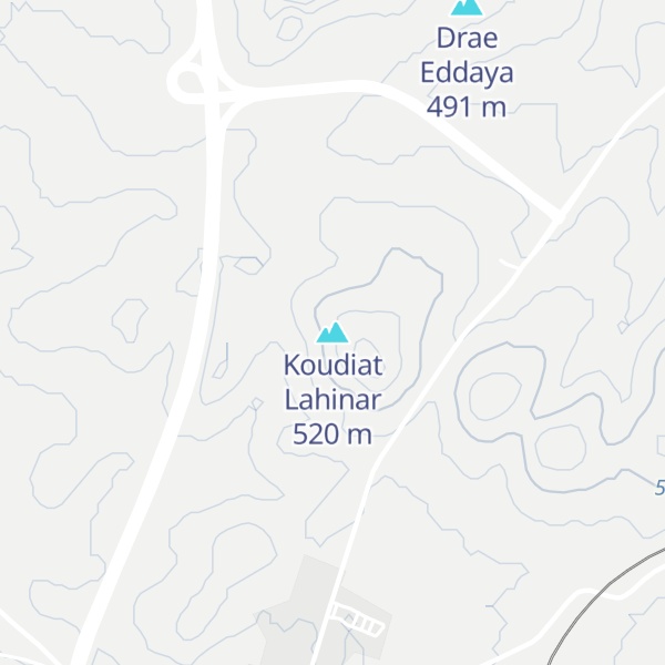 Map of Koudiat Lahinar