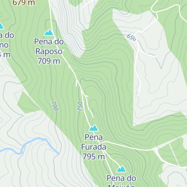 Map of Pena do Corvo