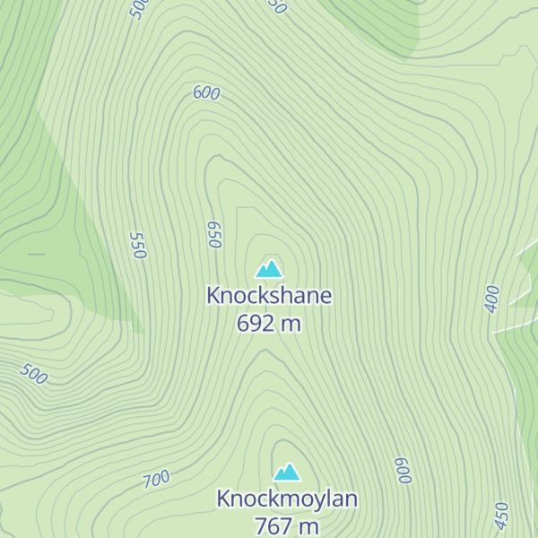 Map of Knockshane