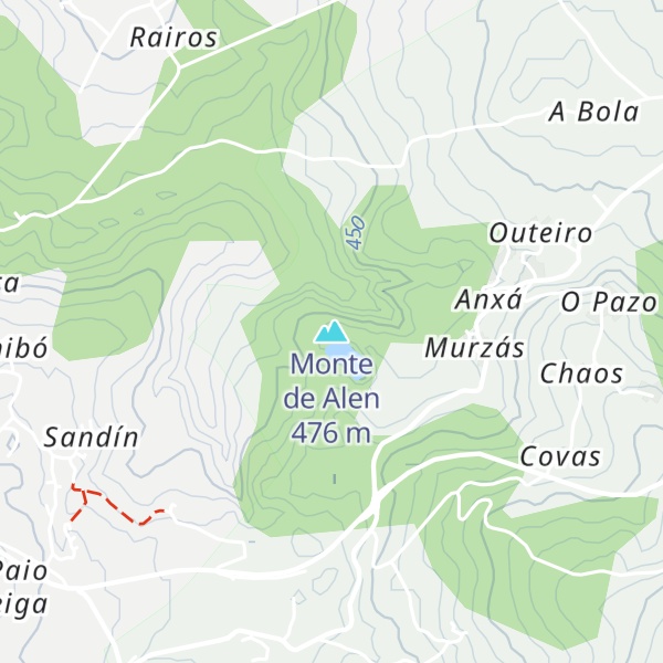 Map of Monte de Alen