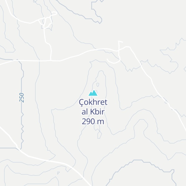 Map of Çokhret al Kbir