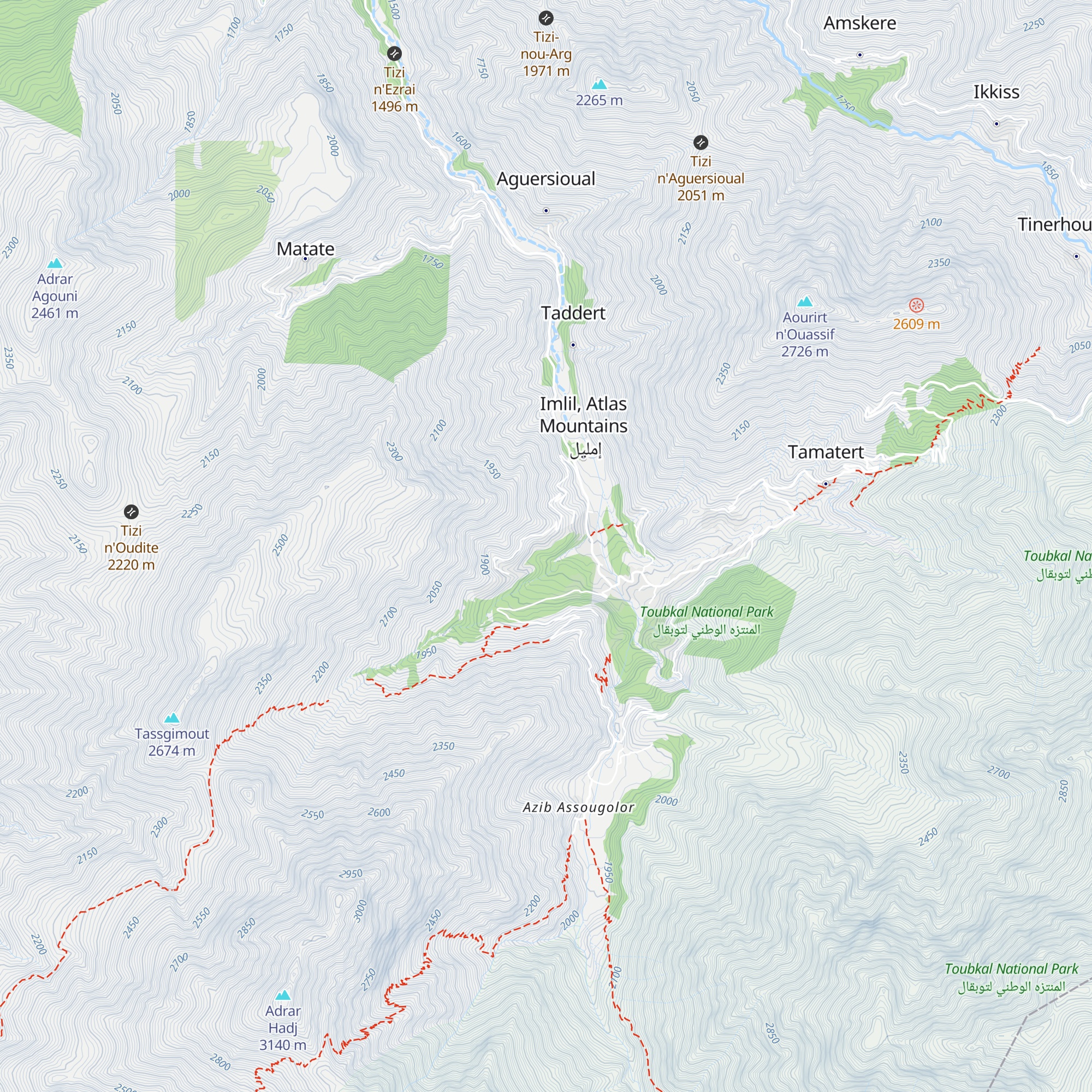 Le Reflet D'Imlil map