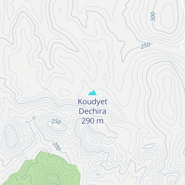 Map of Koudyet Dechira