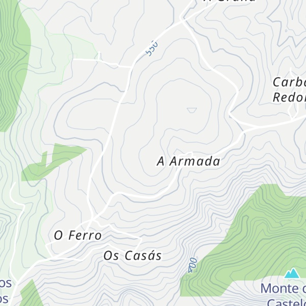 Map of Monte da Armada