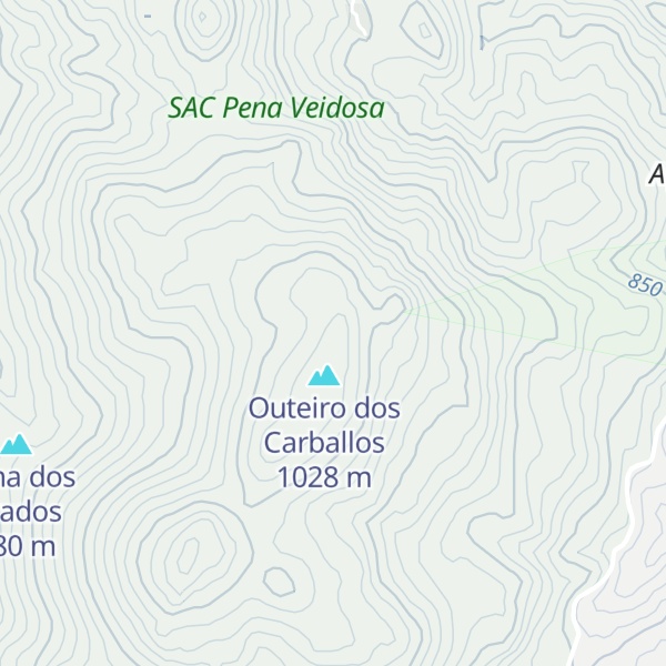 Map of Pena Ventosa