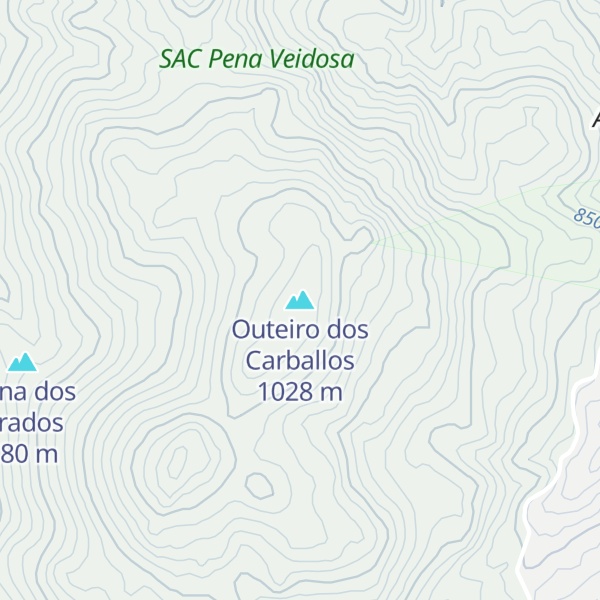 Map of Outeiro dos Carballos