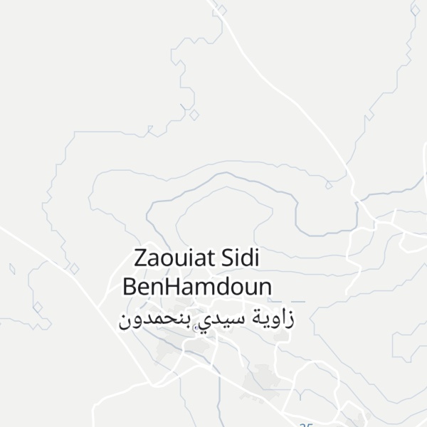 Map of Çokhret al Brabich