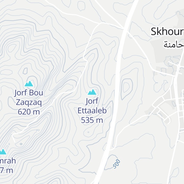 Map of Jorf Ettaaleb