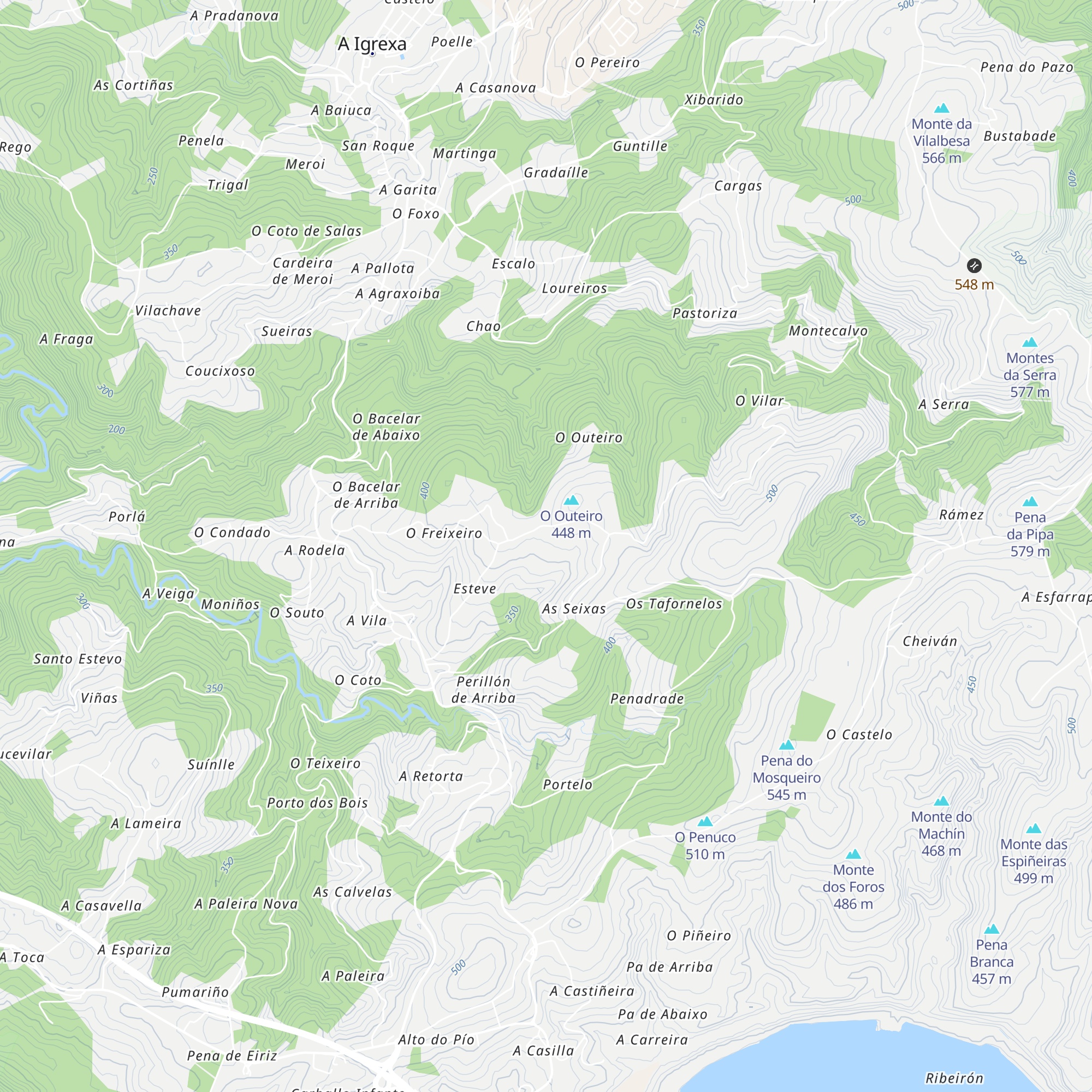 Cabanela map