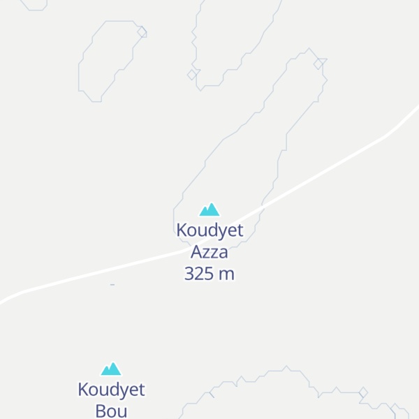 Map of Koudyet Azza